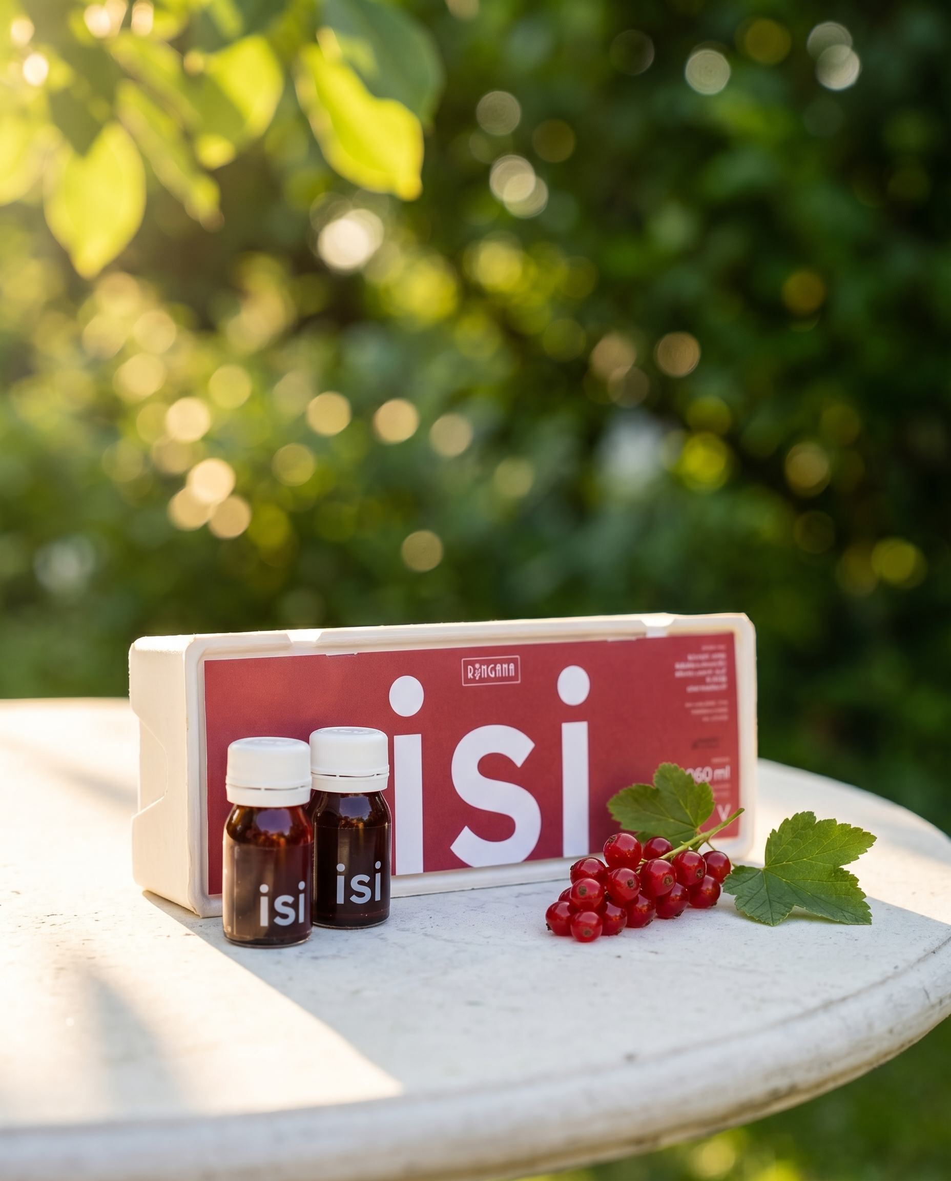 RINGANA isi Konzentrat mit roten Johannisbeeren outdoor - vegane Einschlafhilfe gegen Stress und Wechseljahre-Schlafprobleme